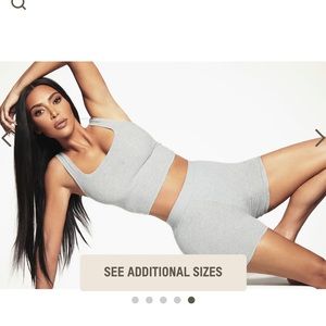 Skims cotton rib tank top